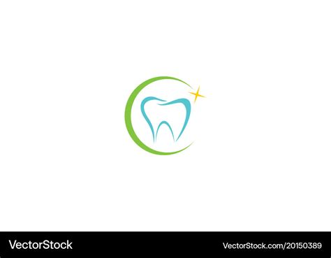 Tooth Dental Logo Royalty Free Vector Image VectorStock