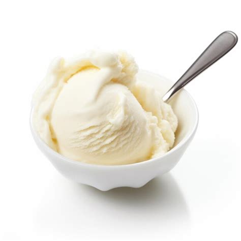 Premium AI Image There Is A Bowl Of Ice Cream With A Spoon In It