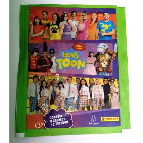 Figurinhas Luccas Neto Toon Envelope 4 Cromos 01 Tiktoon