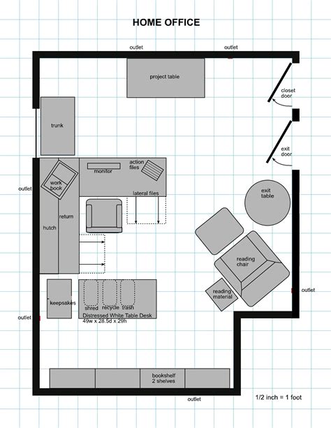 20+ Small Office Home Office Floor Plan – HomeDecorish