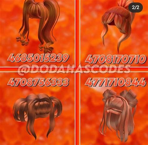 Ginger Girl Hairstyles Black Hair Roblox Red Hair Accessories Roblox Pictures