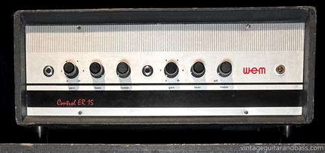 WEM ER-15 Amplifier >> Vintage Guitar and Bass