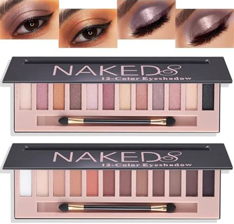 Amazon LZYLLS 12 Shades Nude Matte Eyeshadow Palette Shimme Naked Eyeshadow Natural