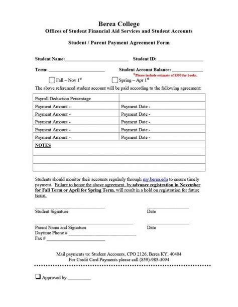 Employee Credit Card Agreement Template Uk Word Payment 40 Regarding ...