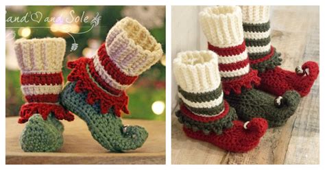 Adorable Christmas Elf Shoes Crochet Pattern Cool Creativities