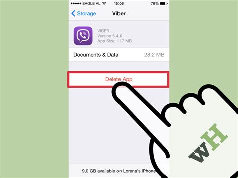 Как удалить данные о приложении в iOS 5