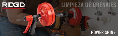 Ridgid Power Spin Con Autofeed Cable Limpiador De Desag Es