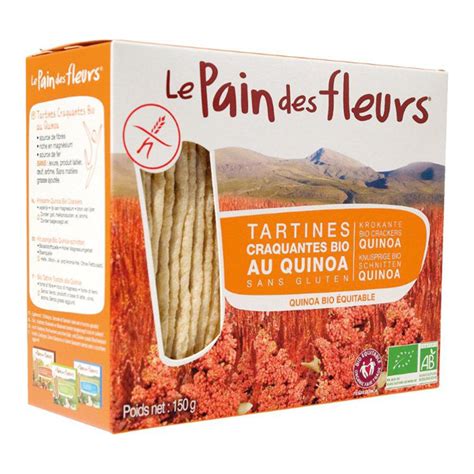 Le Pain Des Fleurs Tartine Craquante Au Quinoa Bio 150 G Bio Maroc