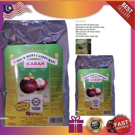 Serbuk Kopi Campuran Sejak 1969 Cap Buah Manggis Kasar 800 Gram