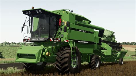 Ls22 Selbstfahrer Mähdrescher Deutz Fahr M Series 1 0 0 1 Für Landwirtschafts Simulator 22