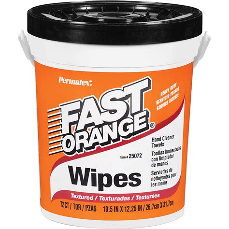 Permatex Fast Orange Wipes 72 Ct Hand Cleaners Cleaning And Care Chemical Product Wurth Usa