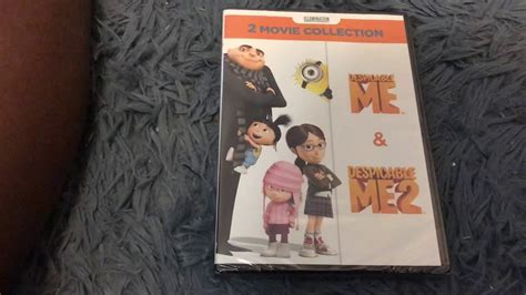 Despicable Me And Despicable Me 2 Dvd Unboxing Youtube