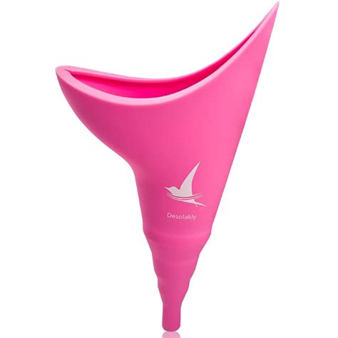 Female Urination Device,Female Urinal Funnel Foolproof Allows Women to Pee Standing Up,Reusable ...