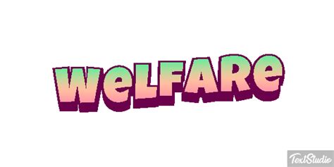 Welfare Word Animated  Logo Designs
