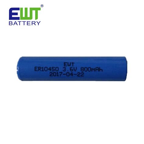 Er10450 Primary Cylindrical Battery Lithium AAA Size Li Ion Battery 3