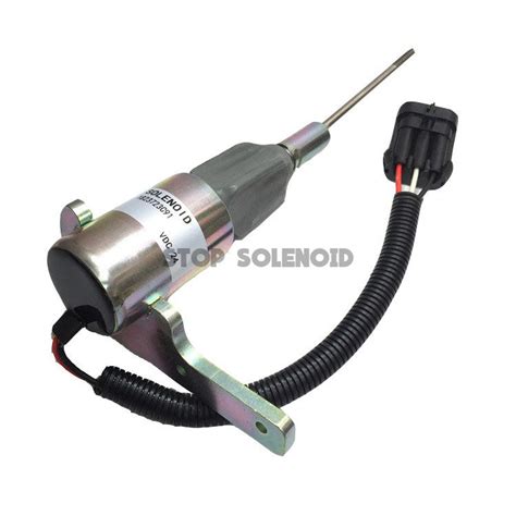 24v 1823723c91 Diesel Fuel Shutoff Solenoid Valve For Dt466e Engine Wo Valves Solenoid