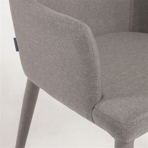 Danai Chair - Light Grey Fabric - Custom Made Solid Timber Furniture ...