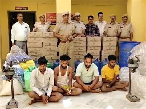 Liquor Worth Rs 6 Crore Seized In 30 Hours राजस्थान में पकड़ी गई 6 करोड़ की शराब पुलिस ने