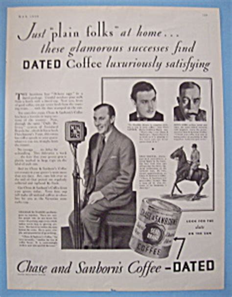 Vintage Ad Chase And Sanborn Coffee W Mr Goof