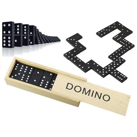 Promo Mainan Kartu Domino Kayu Gaple Game Board Box Diskon Di