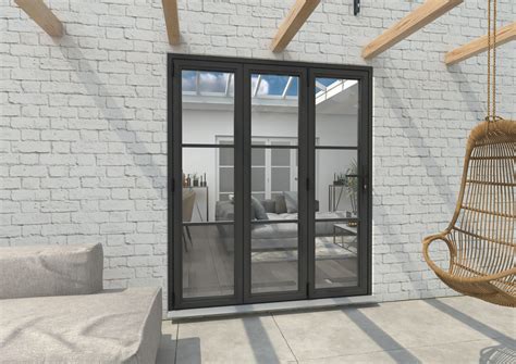 Part Q Mm Grey Heritage Aluminium Bifold Doors Left At Climadoor