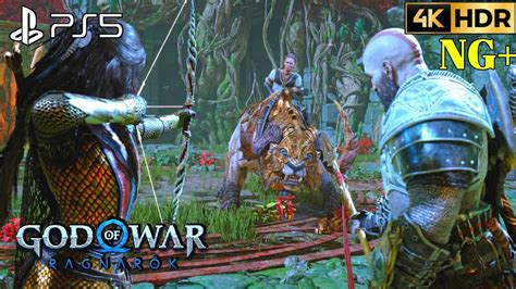 God Of War Ragnarok New Game Plus Zeus Armor Vs Heimdall Boss Fight