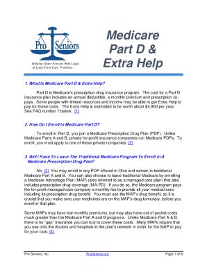 Fillable Online Medicare Prescription Drug Plans Benefits Gov Fax