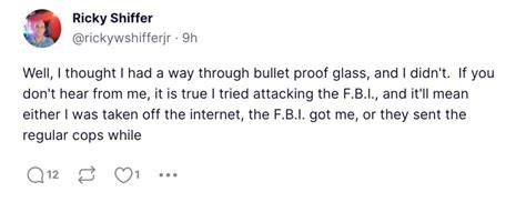 Ricky Shiffer Armed Man Who Stormed Cincinnati Fbi Office Said He Wanted ‘war After Trump Mar