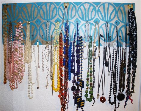 Necklace Organizer · A Jewelry Hanger · Construction On Cut Out Keep