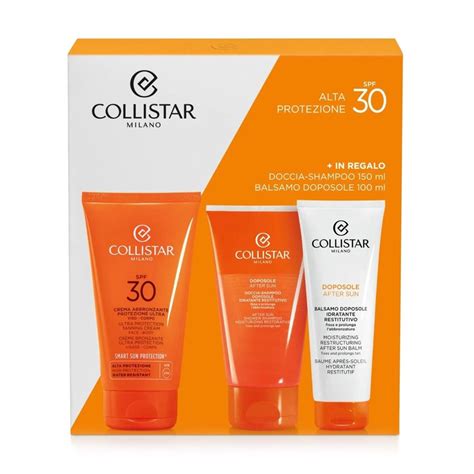 Набор Collistar Sun Care Gift Set (крем для загара SPF 30, 150 мл ...