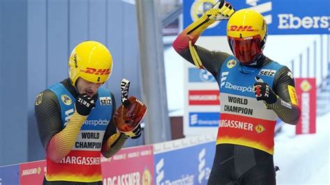 Rodel Weltcup In Oberhof Doppelsitzer Eggert Benecken Siegt Vor Wendl Arlt