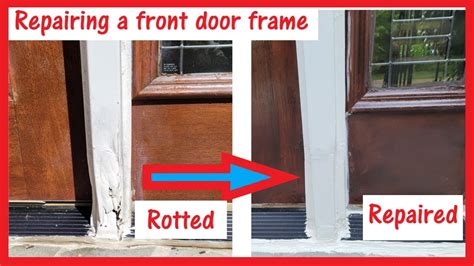 Repairing A Rotted Front Door Frame YouTube