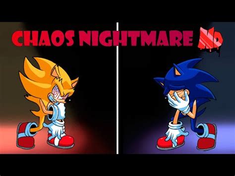 How To Draw Sonic Chaos Nightmare Friday Night Funkin FNF MOD