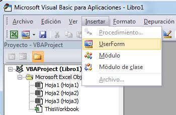 Uso De Las Macros Formularios En VBA