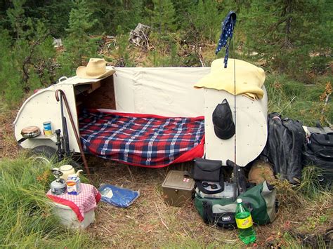 Tiny Motorcycle Camper Transforms From Storage Trailer To Teardrop Like