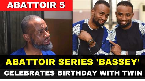 Damilola Mike Bamiloye Celebrates Abattoir Series Cast Bassey On