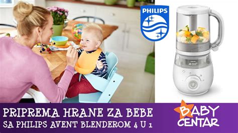 Aparat Za Pripremu Hrane Za Bebe Avent Philips Blender 4u1 Priprema