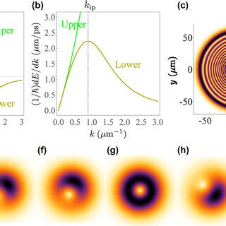 Background concepts. (a) Branches of exciton–polariton dispersion; the ...