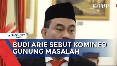 Resmi Dilantik Jadi Menkominfo Budi Arie Sebut Kominfo Gunung Masalah