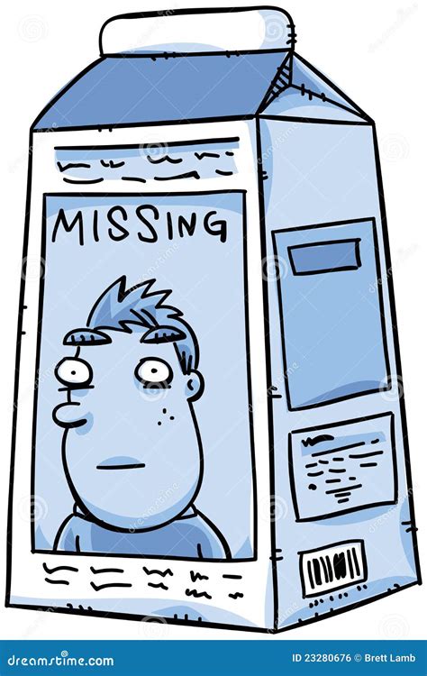 Missing Person Milk Carton Template