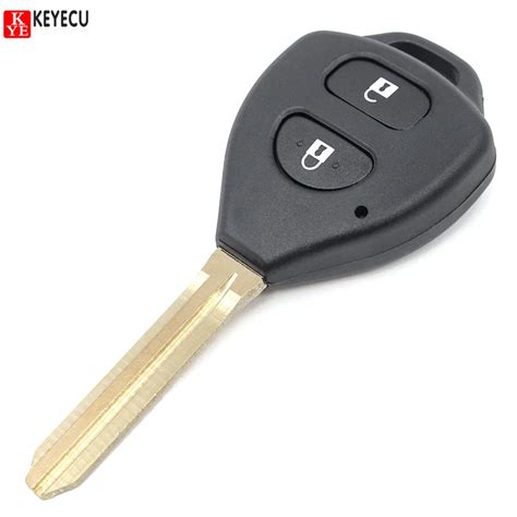 Keyecu Button New Uncut Remote Key Fob Mhz D Chip For Toyota