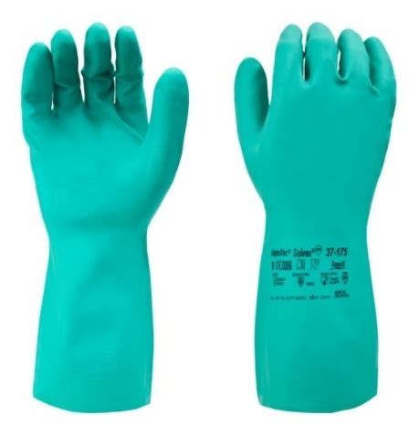 Guantes Solvex Ansell Nitrilo Verde 37 175 paq 12 Pares Envío gratis