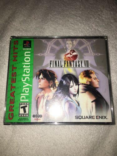 Final Fantasy 8 Viii Greatest Hits Playstation 1 Ps1 Complete