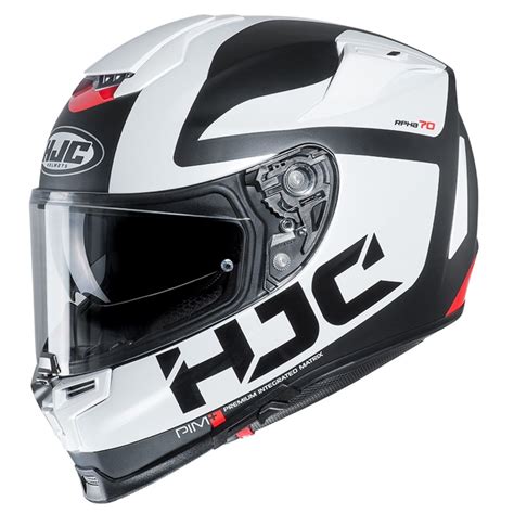 Casque Moto Integral Rpha Balius Casques Hjc Blanc Noir Rouge