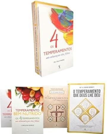 Livro Kit Os Temperamentos Livros Bom Resumo Gr Tis Completo