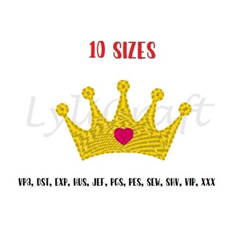 Crown Embroidery Design Crown Sketch Machine Embroidery Design Quick