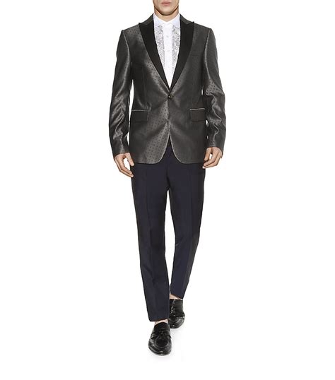 Etro Paisley Tuxedo Jacket In Metallic For Men Lyst