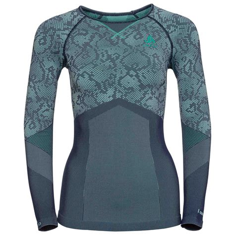 Odlo Blackcomb Evolution Shirt L S Crew Neck Damen Versandkostenfrei