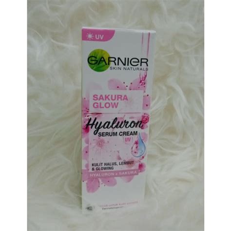 Jual Garnier Sakura Glow Hyaluron Serum Cream Uv Ml Shopee Indonesia