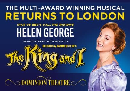 The King and I Musical Tickets - Dominion Theatre London